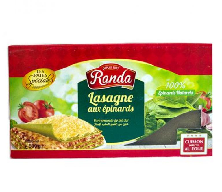 Lasagne aux épinards Randa